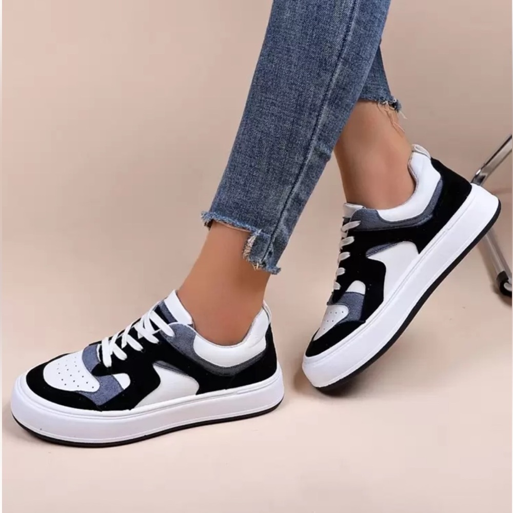 Black and White Sneakers